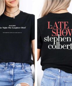 The Last Show With Stephen Colbert 2026 Shirt, Front Back Late Show Tee, Farewell Graphic T Shirt, Comedy Fan Gift