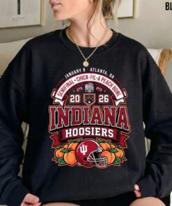 Indiana Hoosiers 2026 CFP Semifinal Chick-fil-A Peach Bowl T-Shirt, College Football Playoff Fan Gift, Atlanta Game Day Graphic Tee