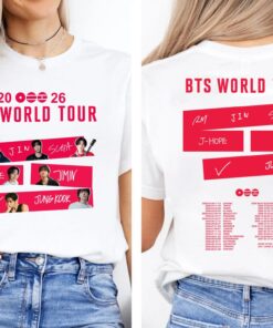 BTS World Tour 2026 T-Shirt, BTS Concert 2026 Hoodie, Army Fan Gift, Bangtan Comeback Sweater, BTS Merch, Gift For Fan