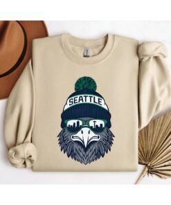 Seattle Football Eagle Sweatshirt, Northwest Sports Fan Hoodie, Unisex Game Day Graphic Tee, Trendy Tailgate Gift