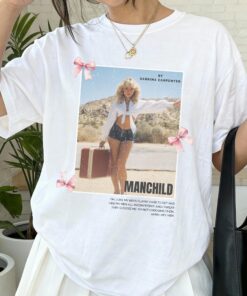 Sabrina Carpenter Inspired Manchild Lyric Style Music Shirt, Pop Fan Tee Unisex