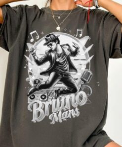 The Romantic Concert T-Shirt, 2026 World Tour Dates, Vintage Front Back Music Tee For Pop Soul Fans, Mars Romantic Tour Shirt