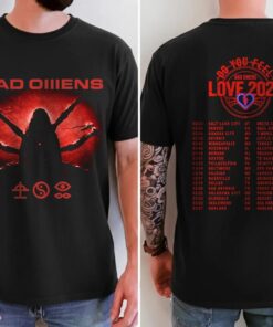 Bad Omens Shirt, Love 2026 Tour T-Shirt, 2026 Concert Tour Merch, Two Sided Band Graphic, Metalcore Fan Gift, Alt Rock Aesthetic Apparel