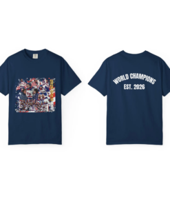 USA Mens Olympic Hockey T-shirt, World Champions EST. 2026 Sweatshirt & Hoodie