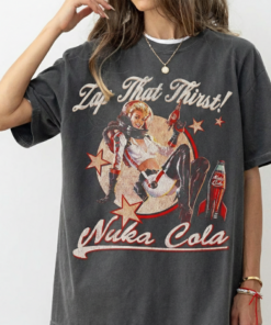 Gaming Nuka Cola Shirt, Gift For Gamers, Vintage Game Graphic Tee