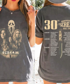 Scream 7 Kill Tour 2 Sided Shirt, 30th Anniversary Scream Kill Tour 2026 Tee