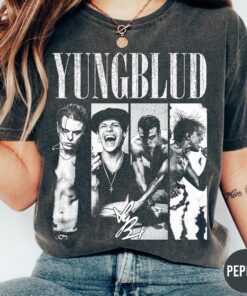 Yungblud Shirt, Blud Zombie Graphic T-Shirt, Vintage Rock Band Style Tee, Retro Horror Punk Music Top, Unisex Concert Fan Apparel