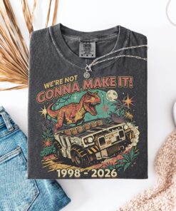 Dinosaur Animal Kingdom Inspired T-Shirt, We're Not Gonna Make It Theme Park Tee, Not Our Dino Iguanodon Matching Family Vacation Shirts