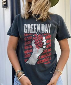 Green Day American Idiot T-Shirt, Punk Rock Band Tee, 2000s Alternative Music Shirt, Unisex