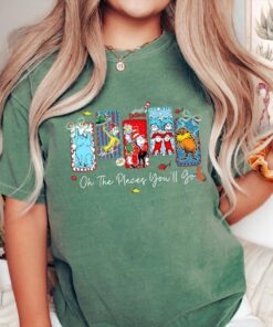 Dr Seuss Shirt, Oh The Places You'll Go T-Shirt, Dr Seuss Graduation Tee, Cat in the Hat Top, Teacher Appreciation Gift