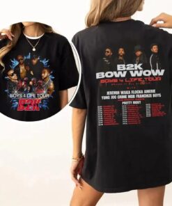 B2K Bow Wow Boys 4 Life Tour 2026 Shirt, Y2K R&B Concert Tee, Vintage Hip Hop Graphic, Unisex Music Fan Shirt