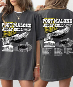 Post Malone Jelly Roll Tour Shirt, Big Ass Stadium Tour 2026 Sweatshirt, Posty Merch, Posty Shirt