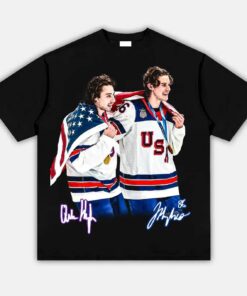 USA Gold Medal Hockey Champion Jack Hughes Quinn Hughes T-Shirt, Hughes Brothers Hockey Fan Shirt