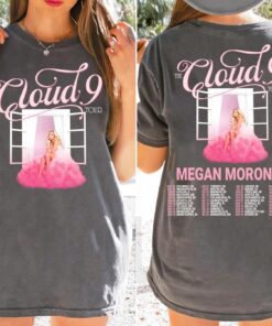 Megan Moroney Cloud 9 Tour Shirt, Megan Moroney Tour 2026 Shirt, Pink Western Graphic Tee, Country Music Fan Gift