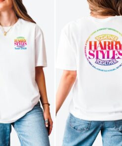 Harry Styles Together Tour 2026 T-Shirt, Colorful Fan Made Concert Tee