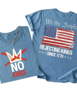 No Kings in America Shirt, Crown No Kings T-Shirt, Protest Shirts, Anti Trump Shirt, Political Shirts, No Kings Day Top, We The People Tee