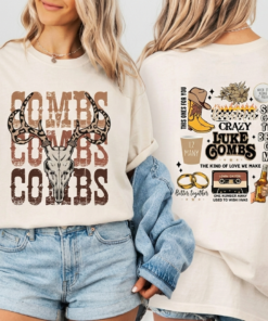 Luke Combs Bullhead Shirt, Country Music Tour Tee