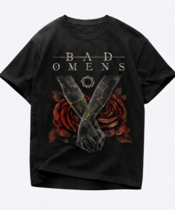 Bad Omens Band T-Shirt, Metal Music Concert Apparel, Unisex Clothing Sweatshirt or Hoodie