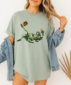 No Kings Shirt, Statue of Liberty, Democracy Tee, Anti Trump T-Shirt, Protest Shirt, Liberal Tshirt, Democrat Top, Anti Fascism