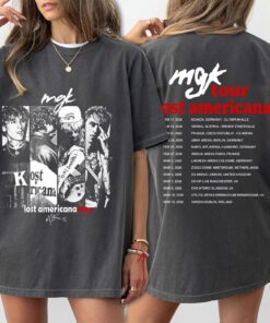 MGK Lost Americana Tour 2026 Shirt, Machine Gun Kelly Europe Tour Tee, MGK Concert Merch, Retro Music Fan Gift