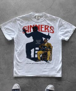Sinners Horror Movie Shirt, Vintage Graphic Tee, Thriller Film T-Shirt