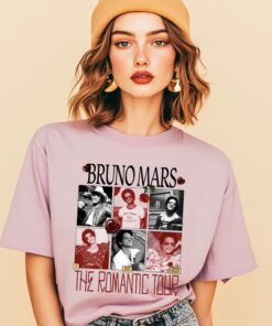 Bruno Mars Shirt, Retro Pop Concert T-Shirt, Unisex Music Fan Gift