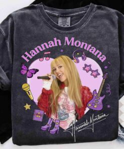 Retro Hannah Montana 20Th Anniversary T-Shirt, Disney Hannah Montana Shirt, Disney Channel Pop Star Tee, Magic Kingdom, Disneyland Family Trip
