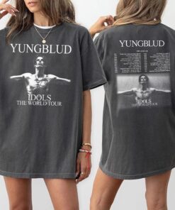 Yungblud Unisex Shirt, Blud Zombie Graphic T-Shirt, Vintage Rock Band Style Tee, Retro Horror Punk Music Top, Unisex Concert Fan Apparel