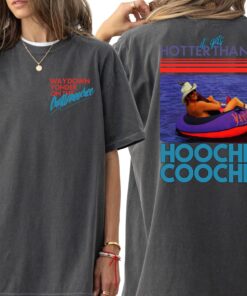 Meme T-Shirt, Hotter Than A Hoochie Coochie, Summer Vacation,90s Country Music Gift