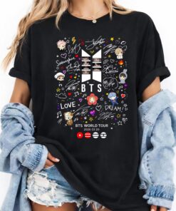 BTS World Tour 2026 Concert Shirt, Bangtan Kpop Army Merch Tee