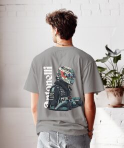 Kimi Antonelli Racing Spirit T-shirt, Italian 12 Racing Top, Silver Arrows Formula 1 Gift