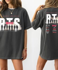 BTS Arirang Tracklist The Kings Are Back Shirt, Bangtan 2026 Album Songs Concert Tee, Merch Gift for Kpop Fan