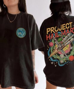 Project Hail Mary Book Two Sided Shirt, Rocky Amaze, Sci-Fi Book Lover T-Shirt, Andy Weir Book Merch, Fist My Bump
