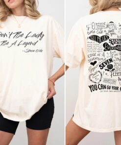 Don't be a Lady be a Legend Shirt, Stevie Nicks T-Shirt, Music Concert Tee, Gift For Women and Man