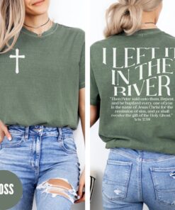 I left It In The River Shirt, Religious T-shirt, Christian Bible Verse Tee, Religious Apparel