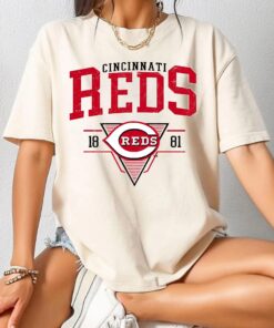 Cincinnati Baseball Shirt, Game Day Sweatshirt or Hoodie, Girly Baseball Fan Tee, Cincinnati Baseball Fan Gift, Vintage Sports Top