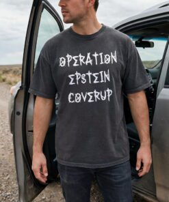 Operation Epstein Coverup T-Shirt, Anti Trump Political Tee, No Iran War Protest Shirt, Pro Peace Activist Statement Apparel, Stop War Now