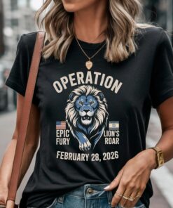 Operation Lion’s Roar Shirt, February 28 2026 Tee, Israel America Support Sweatshirt & Hoodie, Patriotic Graphic Top