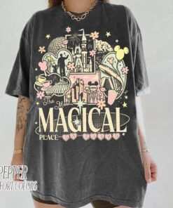 Retro The Most Magical Place On Earth Shirt, Mickey Disneyworld Shirts, Disney Tee, Disney 2026 Trip Disney Vacation Top
