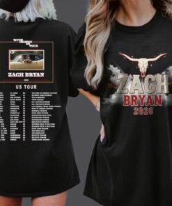 Zach Bryan 2026 Shirt, With Heaven On Tour Vintage Tee, Est 1996 Oklahoma Country , US Tour Dates Concert Merch