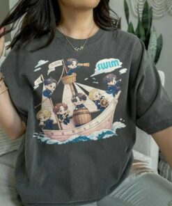 BTS Arirang World Tour Swim Track Shirt, Bangtan 2026 Concert Tee, Merch Gift for Kpop Fan