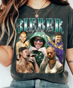 Only Here For Bieber Vintage T-Shirt, Sweatshirt & Hoodie, Swag Shirt, Summer Concert Bootleg Tee, Gift For Belieber