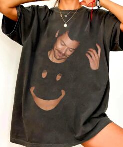 Smiling Face Shirt, Vintage HS Graphic Tee, Retro Pop Music Fan