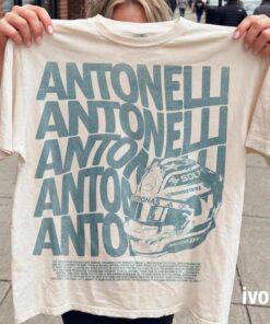 Kimi Antonelli Vintage F1 Shirt, Formula 1 Racing Graphic Tee, Grand Prix Motorsport Antonelli Fan Top