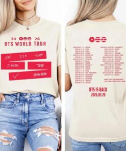 World Tour BTS 2026 T-Shirt, Bangtan Comeback 2026 Tee