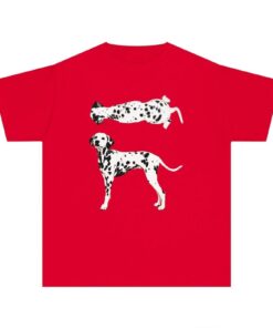 Dalmatian Dog Graphic Tee, Spotted Dog Artwork, Pet Lover T-Shirt For Men
