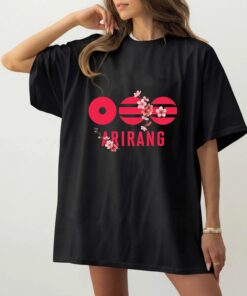 Arirang BTS logo tee, World Tour 2026, Floral Merch Shirt, Bangtan Merch 2026