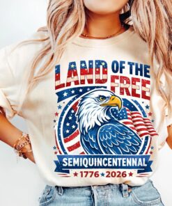Patriotic Shirt 1776 2026, Land Of The Free Tee, 4th Of July Shirt
