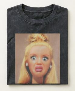 Shocked Doll Funny Meme Shirt, Disgusted Doll Sarcastic Ironic Shirt, Women Funny Joke Tee