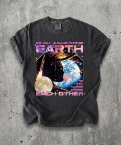We Will Always Choose Earth Other Shirt, Christina Koch Artemis II NASA Mission T-Shirt